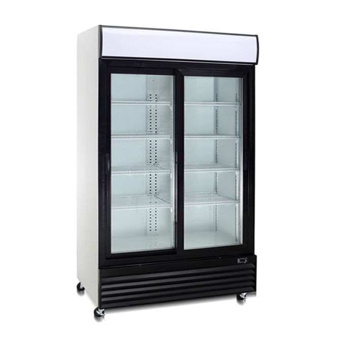 Эффективный охлаждая холодильник напитка двери 400W 240V стеклянный 0
