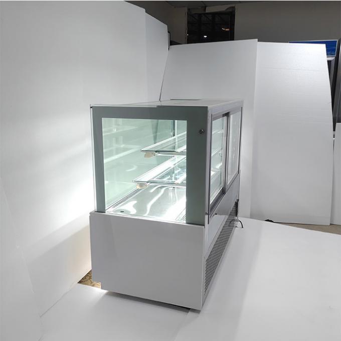 замораживатель холодильника стеклянного торта двойного слоя 650W коммерчески 2