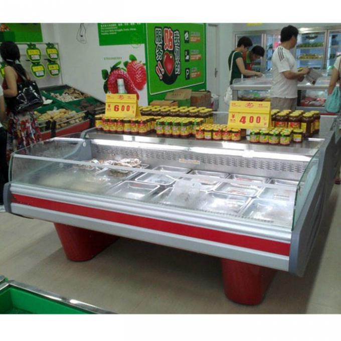 Замораживатель холодильника Kimchi 160L супермаркета коммерчески 0