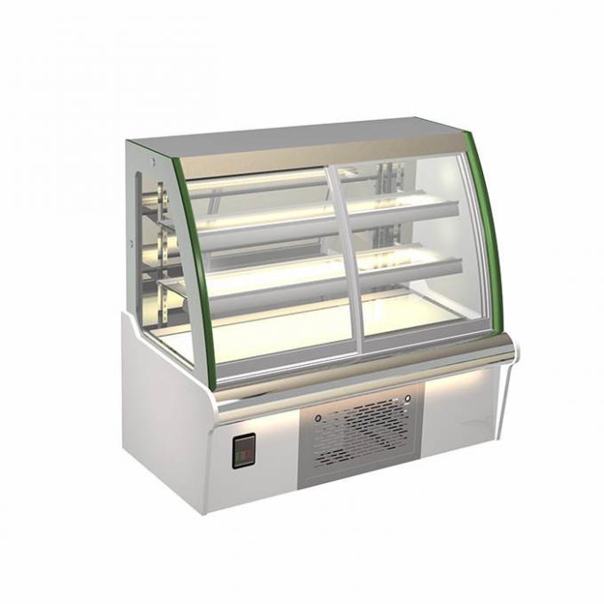Передний холодильник дисплея пекарни раздвижной двери R134a 4ft 0
