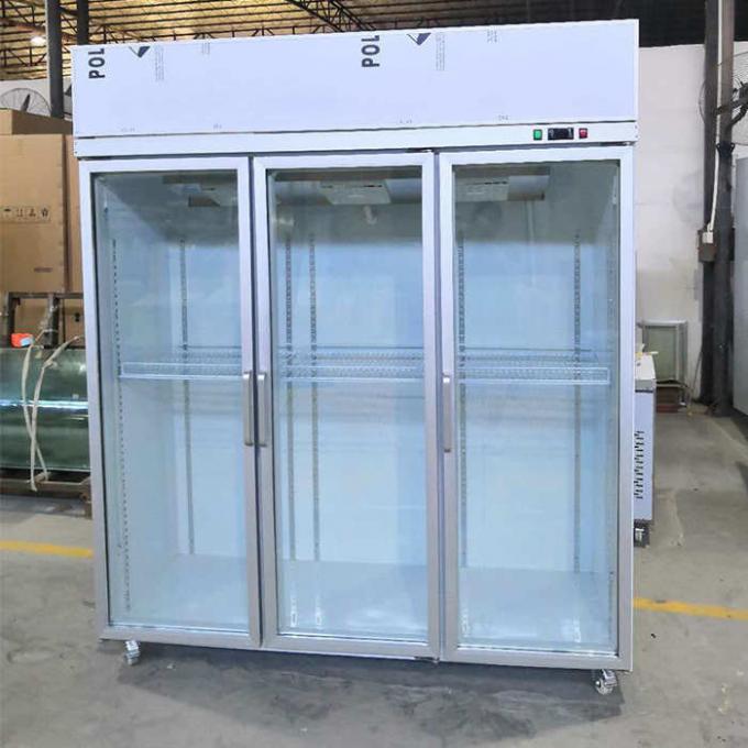 Чистосердечный коммерчески замораживатель дисплея мороженого со стеклянной дверью 3 0