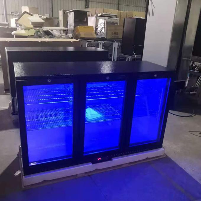 Холодильник Адвокатуры R134a 330L Undercounter с цветом 3 дверей черным 0
