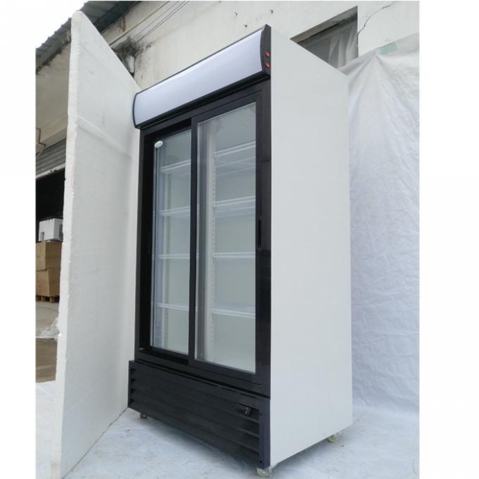 Эффективный охлаждая холодильник напитка двери 400W 240V стеклянный 1