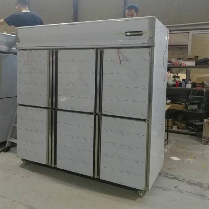 коммерчески замораживатель холодильника нержавеющей стали 650W для кухни 2