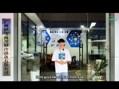 Нержавеющая сталь 400L Сдвижная дверь коммерческий холодильник морозильник Автоматическое размораживание 220V/50Hz