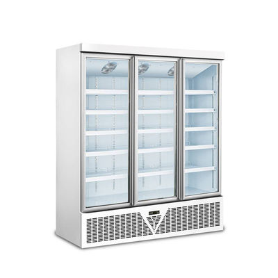 охладителей двери 1600L 800W холодильник дисплея коммерчески стеклянных стеклянный
