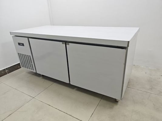 1.8M Подкамерный охладитель Коммерческий холодильник Рабочий стол Для кухни Стол из нержавеющей стали