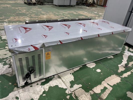 Коммерческий стол с 8 ящиками под прилавок, кухонный верстак, холодильник