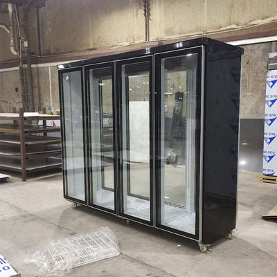 достигаемость 2500L в холодильнике двери охладителя 4 стеклянном для ночного магазина