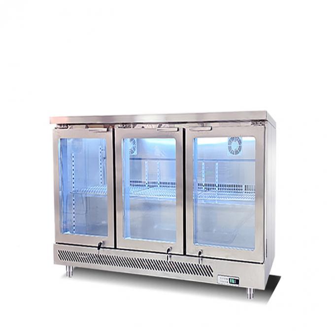 вентиляторная система охлаждения замораживателя холодильника 220V стеклянной двери тройки 220W коммерчески 50Hz 1