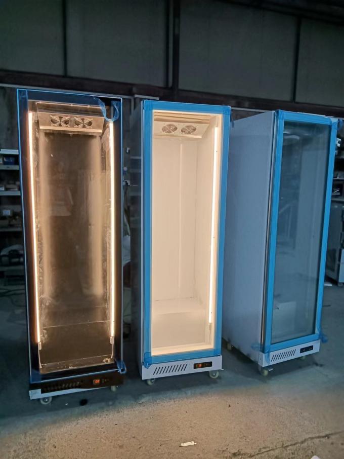 R290 однодверный холодильник вертикальный холодильник с коммерческим дисплеем для напитков 3