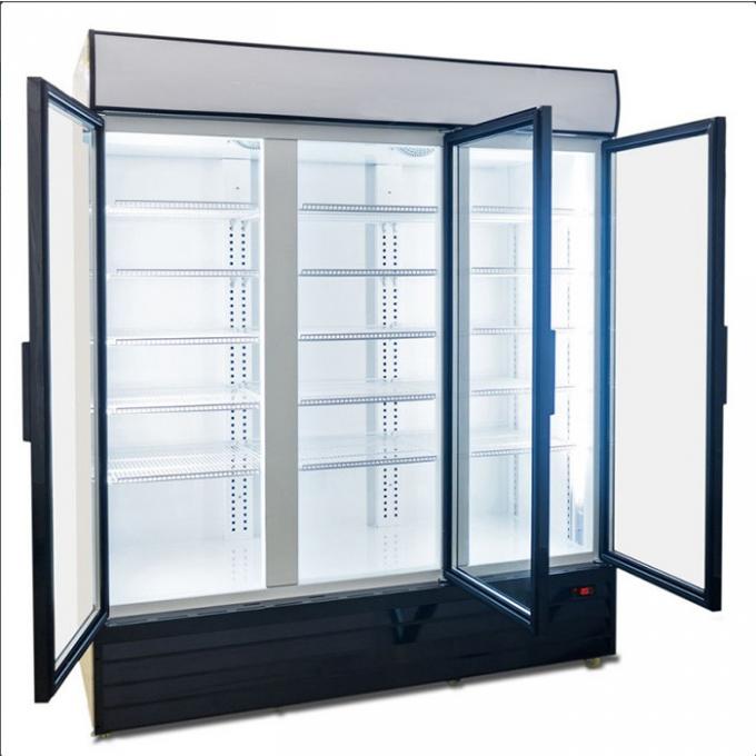 Стойки охладителей 1500L двери CFC ROHS холодильник Адвокатуры двери свободной коммерчески стеклянной стеклянный 0
