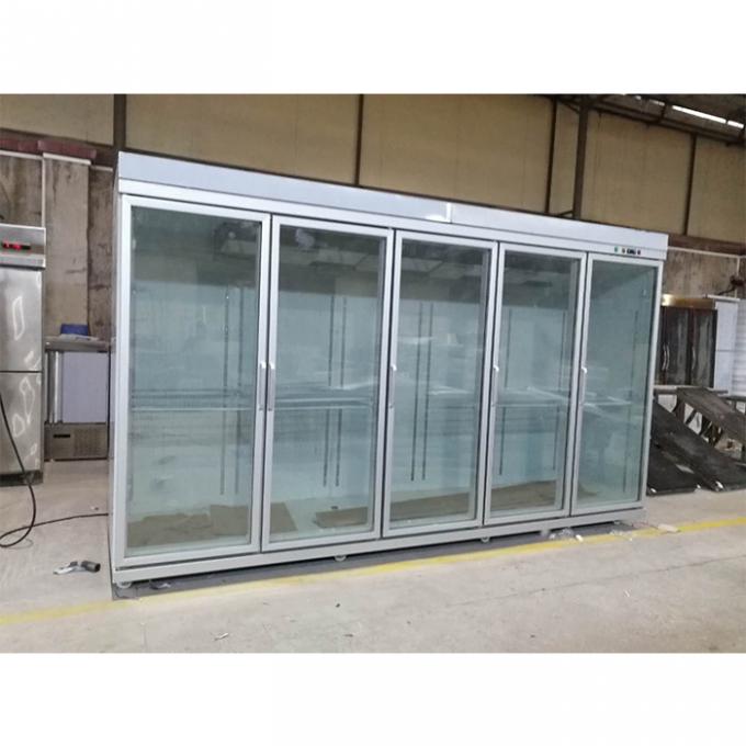 Охладителей двери Copeland холодильник 2500L Адвокатуры коммерчески стеклянных стеклянный передний 0